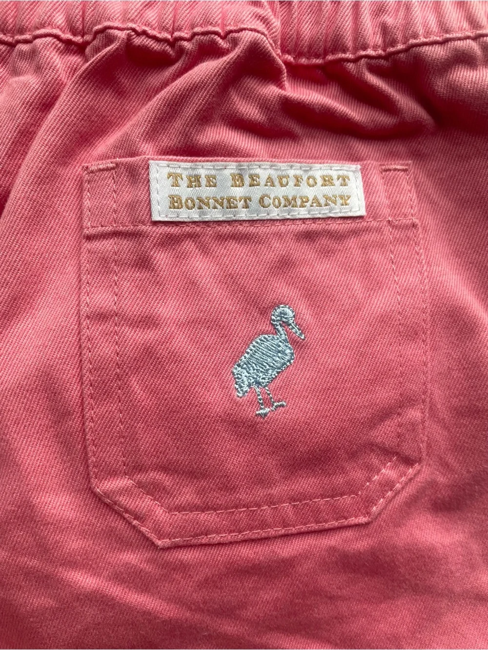 The Beaufort Bonnet Company Pink Elastic-Waist Shorts